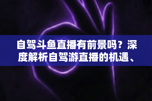 自驾斗鱼直播有前景吗？深度解析自驾游直播的机遇、挑战与变现之路