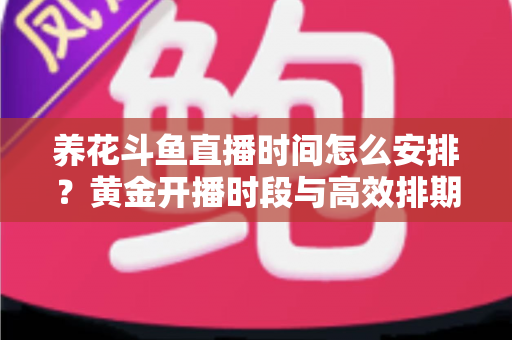 养花斗鱼直播时间怎么安排?黄金开播时段与高效排期全攻略 养花斗鱼直播时间怎么安排?黄金开播时段与高效排期全攻略