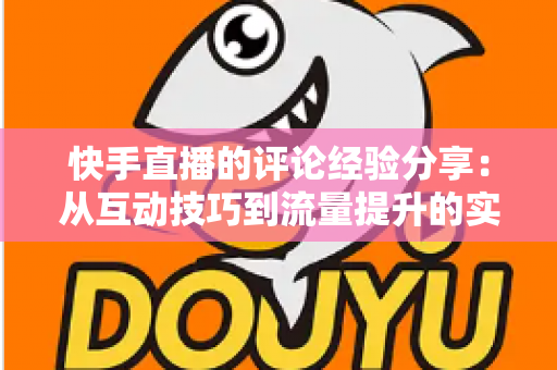 快手直播的评论经验分享：从互动技巧到流量提升的实战全攻略