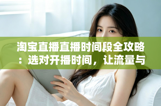 淘宝直播直播时间段全攻略:选对开播时间,让流量与转化率翻倍增长 淘宝直播直播时间段全攻略:选对开播时间,让流量与转化率翻倍增长