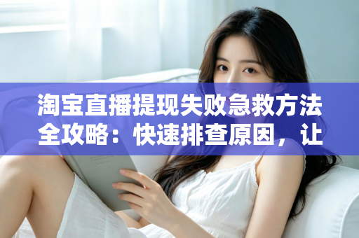 淘宝直播提现失败急救方法全攻略：快速排查原因，让你的收益顺利到账