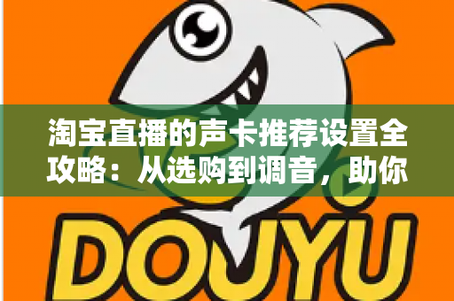 淘宝直播的声卡推荐设置全攻略：从选购到调音，助你打造专业级直播音效