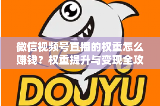 微信视频号直播的权重怎么赚钱?权重提升与变现全攻略 微信视频号直播的权重怎么赚钱?权重提升与变现全攻略