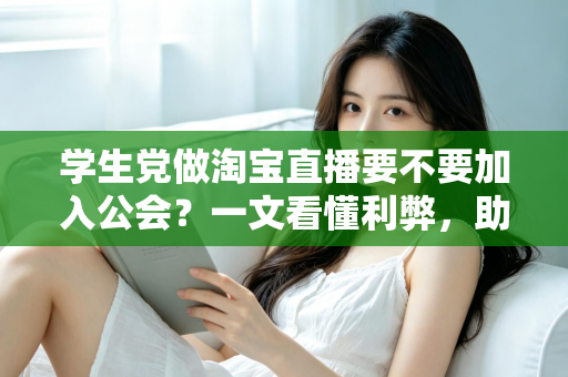学生党做淘宝直播要不要加入公会?一文看懂利弊,助你少走弯路做出正确选择 学生党做淘宝直播要不要加入公会?一文看懂利弊,助你少走弯路做出正确选择