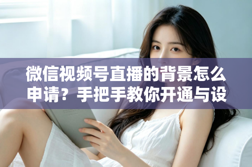微信视频号直播的背景怎么申请?手把手教你开通与设置高颜值直播间背景的完整攻略 微信视频号直播的背景怎么申请?手把手教你开通与设置高颜值直播间背景的完整攻略