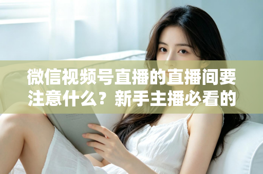 微信视频号直播的直播间要注意什么?新手主播必看的全流程避坑指南与运营秘籍 微信视频号直播的直播间要注意什么?新手主播必看的全流程避坑指南与运营秘籍
