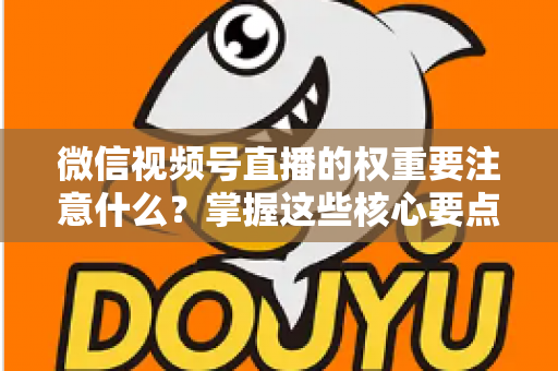 微信视频号直播的权重要注意什么？掌握这些核心要点，让你的直播间流量翻倍