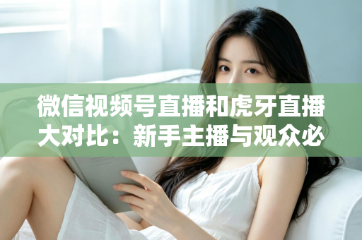 微信视频号直播和虎牙直播大对比:新手主播与观众必读的平台选择全攻略 微信视频号直播和虎牙直播大对比:新手主播与观众必读的平台选择全攻略