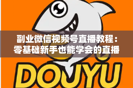 副业微信视频号直播教程：零基础新手也能学会的直播变现实战指南