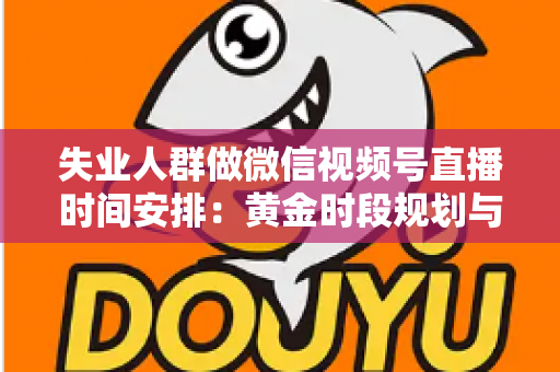 失业人群做微信视频号直播时间安排:黄金时段规划与可持续开播计划全指南 失业人群做微信视频号直播时间安排:黄金时段规划与可持续开播计划全指南