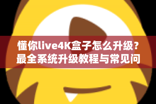 懂你live4K盒子怎么升级？最全系统升级教程与常见问题解答