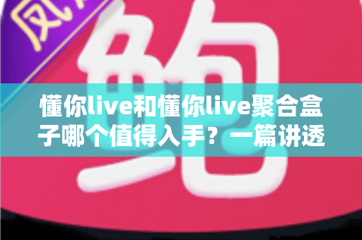 懂你live和懂你live聚合盒子哪个值得入手?一篇讲透差异的选购指南帮你避坑 懂你live和懂你live聚合盒子哪个值得入手?一篇讲透差异的选购指南帮你避坑