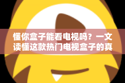 懂你盒子能看电视吗?一文读懂这款热门电视盒子的真实观看体验与使用攻略 懂你盒子能看电视吗?一文读懂这款热门电视盒子的真实观看体验与使用攻略